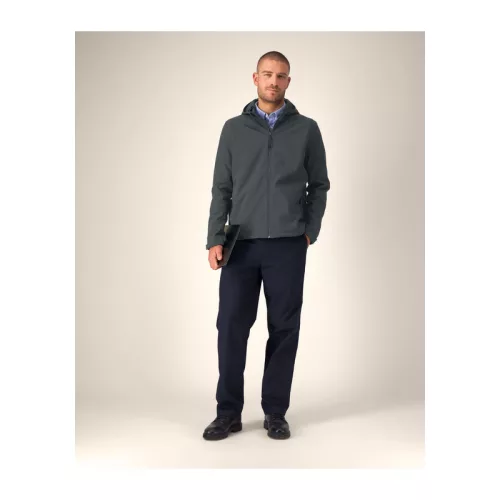 Stanley Discoverer férfi kapucnis softshell kabát (3XL, Anthracite)