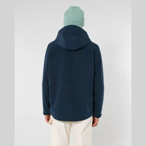 Stanley Discoverer férfi kapucnis softshell kabát (2XL, French Navy)
