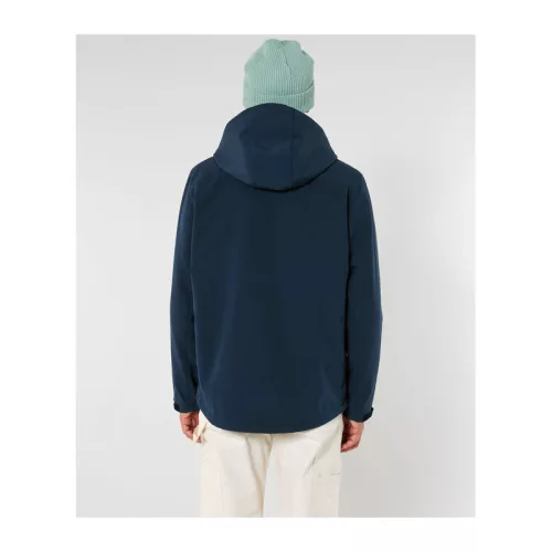 Stanley Discoverer férfi kapucnis softshell kabát (4XL, French Navy)