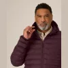 Férfi bélelt kabát (3XL, Red Brown)