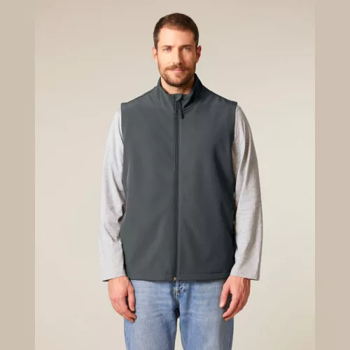 Stanley Trail Blazer férfi softshell mellény (L, Anthracite)