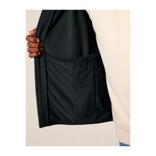 Stanley Quester férfi ujjatlan polár mellény (L, Black)