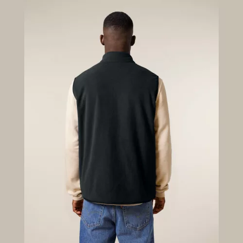 Stanley Quester férfi ujjatlan polár mellény (2XL, Black)