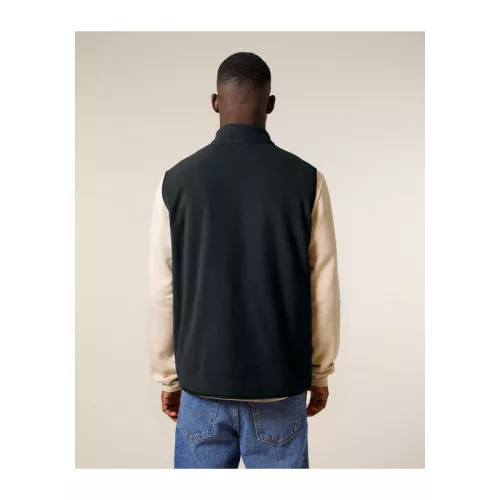 Stanley Quester férfi ujjatlan polár mellény (4XL, Black)