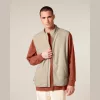Stanley Quester férfi ujjatlan polár mellény (L, Desert Dust)