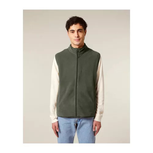 Stanley Quester férfi ujjatlan polár mellény (2XL, Khaki)