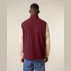Stanley Quester férfi ujjatlan polár mellény (M, Burgundy)