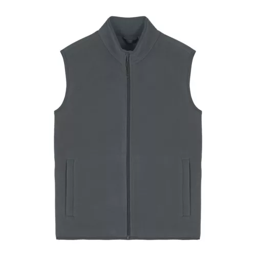 Stanley Quester férfi ujjatlan polár mellény (S, Anthracite)