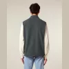 Stanley Quester férfi ujjatlan polár mellény (S, Anthracite)