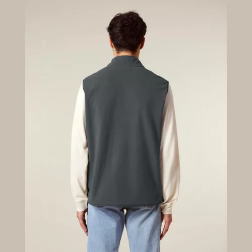 Stanley Quester férfi ujjatlan polár mellény (3XL, Anthracite)