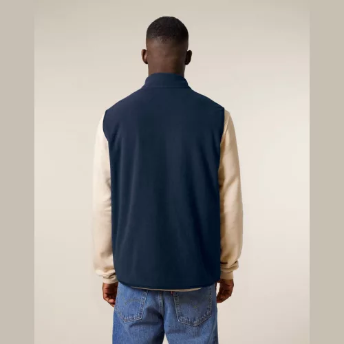 Stanley Quester férfi ujjatlan polár mellény (4XL, French Navy)