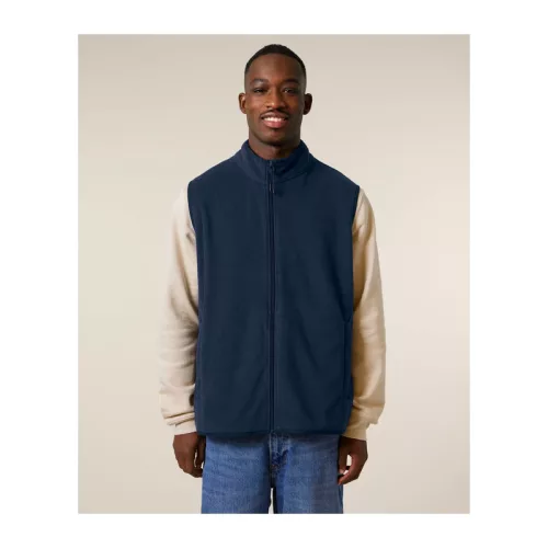 Stanley Quester férfi ujjatlan polár mellény (5XL, French Navy)