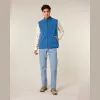 Stanley Quester férfi ujjatlan polár mellény (L, Mindful Blue)