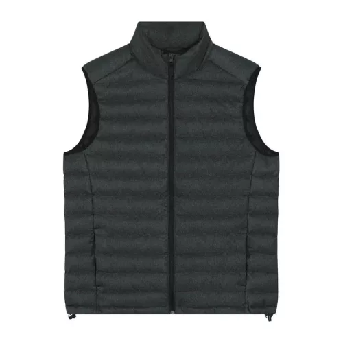 Stanley Climber gyapjúhatású férfi mellény (L, Dark Heather Grey)