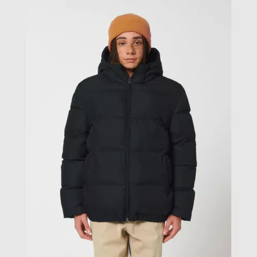 Puffer oversized pufi dzseki (XL, Black)