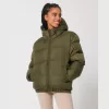 Puffer oversized pufi dzseki (L, British Khaki)