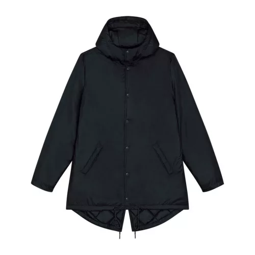Padded Parker uniszex bélelt parker dzseki (M, Black)