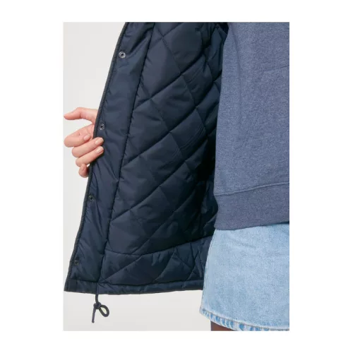 Padded Parker uniszex bélelt parker dzseki (L, French Navy)