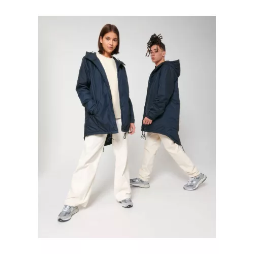 Padded Parker uniszex bélelt parker dzseki (2XL, French Navy)