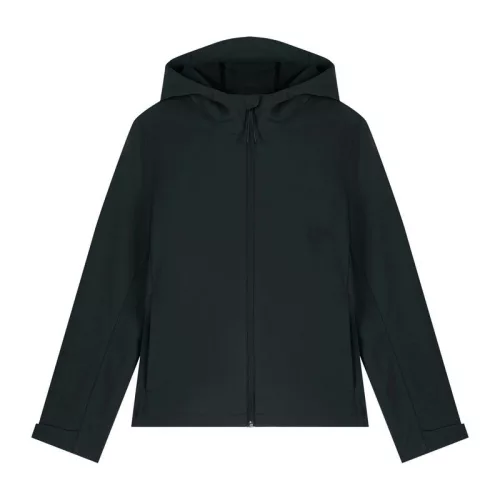 Stella Discoverer női kapucnis softshell kabát (2XL, Black)
