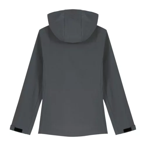 Stella Discoverer női kapucnis softshell kabát (S, Anthracite)