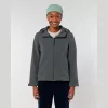 Stella Discoverer női kapucnis softshell kabát (XL, Anthracite)