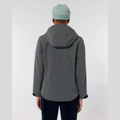 Stella Discoverer női kapucnis softshell kabát (XS, Anthracite)