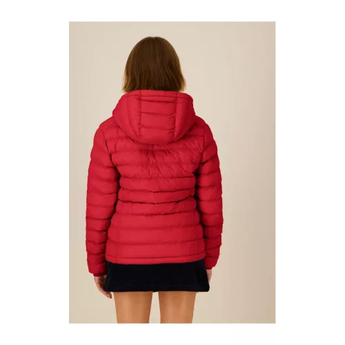Női bélelt kabát (XL, Red)