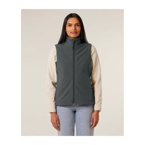 Stella Trail Blazer női ujjatlan softshell mellény (2XL, Anthracite)