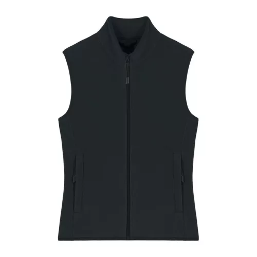 Stella Quester női ujjatlan polár mellény (M, Black)