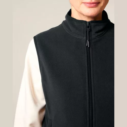 Stella Quester női ujjatlan polár mellény (XS, Black)