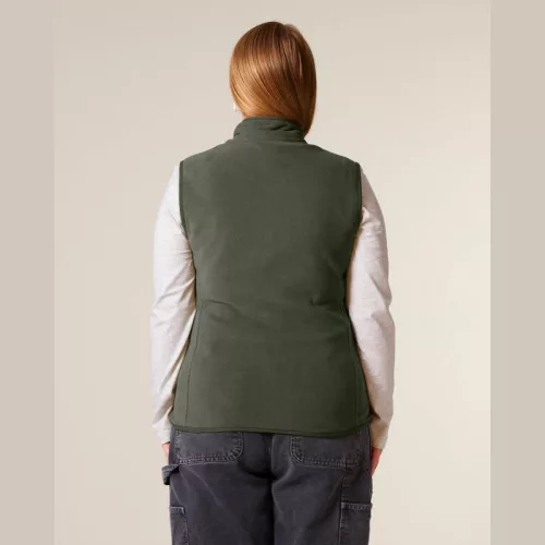 Stella Quester női ujjatlan polár mellény (XS, Khaki)