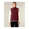 Stella Quester női ujjatlan polár mellény (XL, Burgundy)