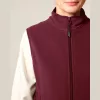 Stella Quester női ujjatlan polár mellény (2XL, Burgundy)