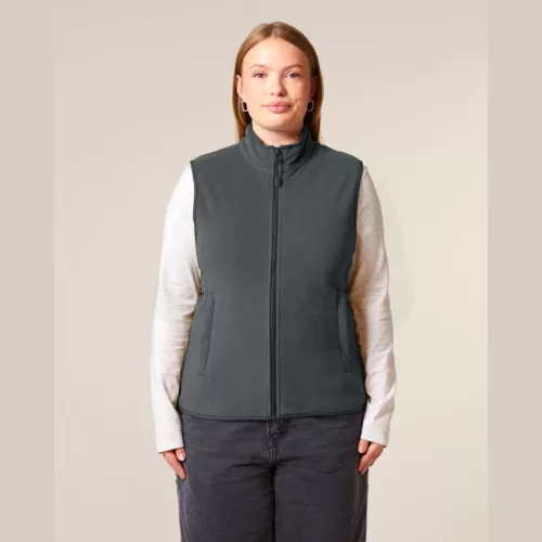 Stella Quester női ujjatlan polár mellény (2XL, Anthracite)