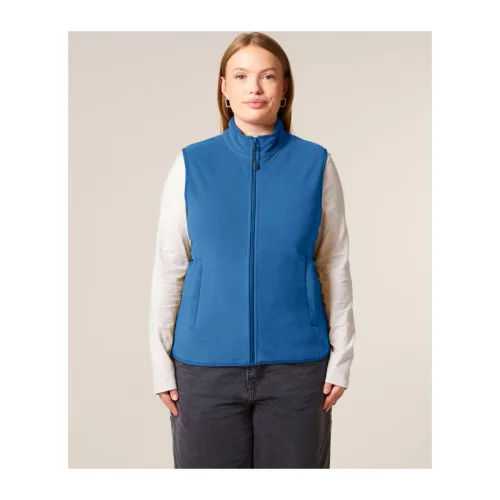 Stella Quester női ujjatlan polár mellény (XL, Mindful Blue)