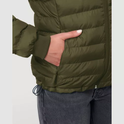 Stella Voyager női steppelt dzseki (XS, British Khaki)