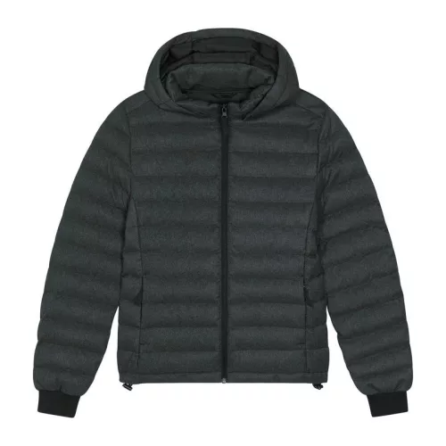 Stella Voyager gyapjúhatású női steppelt dzseki (S, Dark Heather Grey)