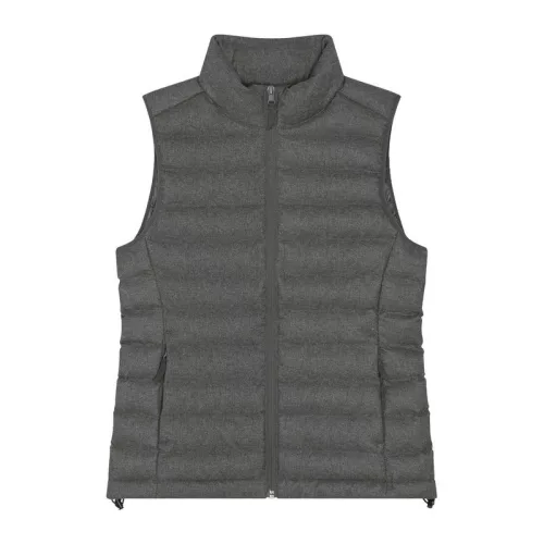 Stella Climber gyapjúhatású női mellény (L, Deep Metal Heather Grey)
