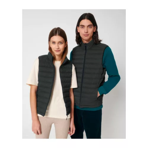 Stella Climber gyapjúhatású női mellény (M, Dark Heather Grey)