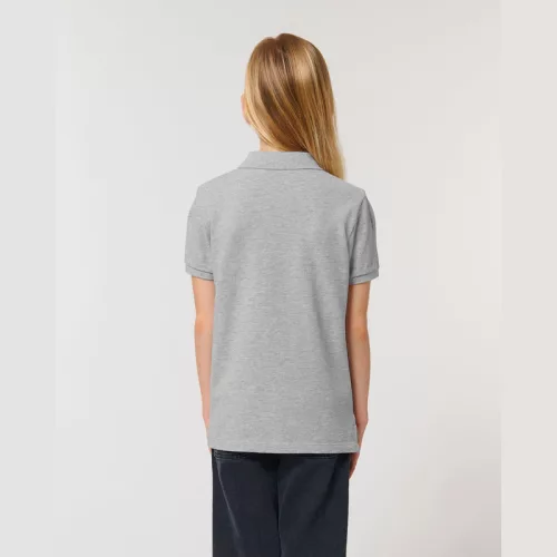 Mini Sprinter gyerekpóló (7-8/122-128cm, Heather Grey)
