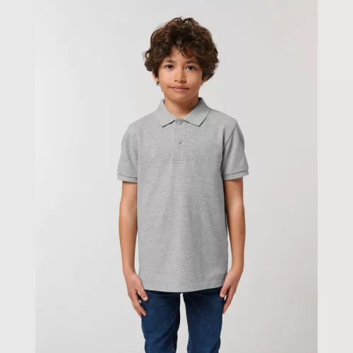 Mini Sprinter gyerekpóló (12-13/152-158cm, Heather Grey)