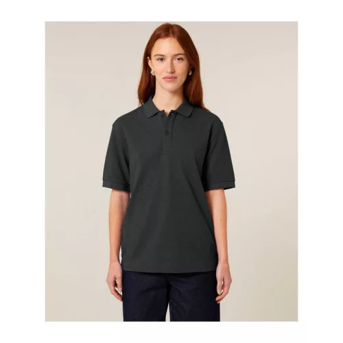 Prepster 2.0 uniszex póló (XS, Dark Heather Grey)