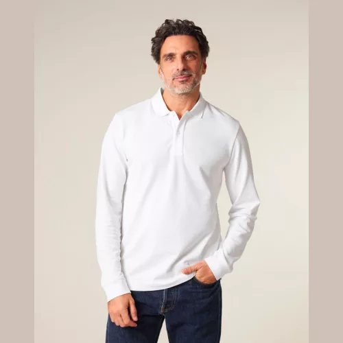 Prepster 2.0 hosszú ujjú póló (L, White)