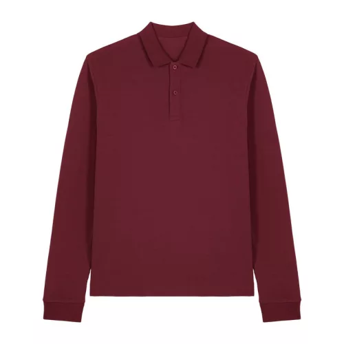 Prepster 2.0 hosszú ujjú póló (L, Burgundy)