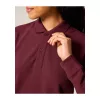 Prepster 2.0 hosszú ujjú póló (L, Burgundy)