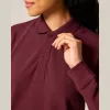 Prepster 2.0 hosszú ujjú póló (L, Burgundy)