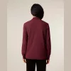 Prepster 2.0 hosszú ujjú póló (L, Burgundy)