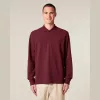 Prepster 2.0 hosszú ujjú póló (M, Burgundy)