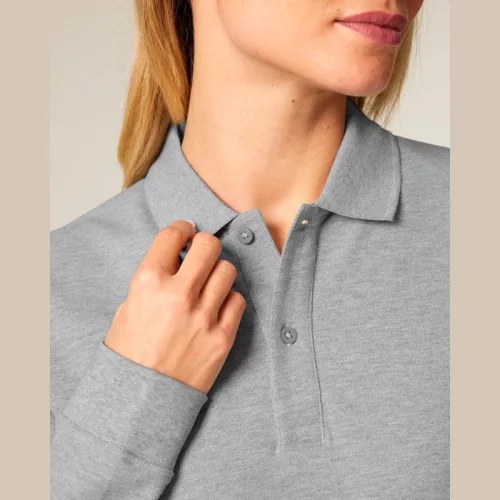 Prepster 2.0 hosszú ujjú póló (M, Heather Grey)